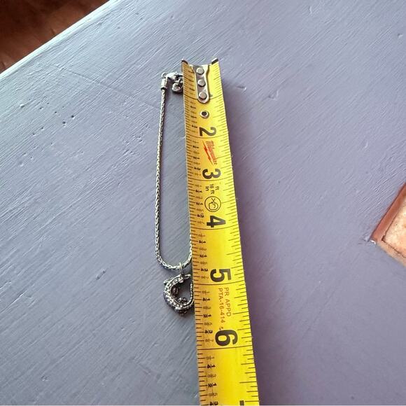 Brighton Silver Tone Alligator Charm Ankle Bracelet - Picture 3 of 5